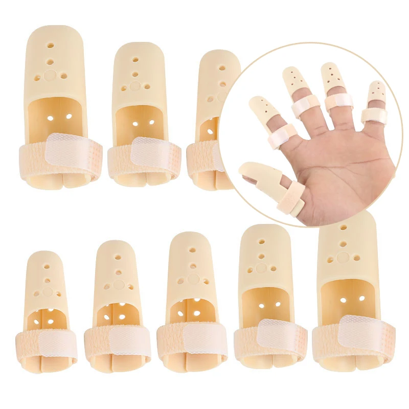 5 Teile/satz Finger Unterstützung Klammer Schiene Einstellbare Finger Daumen Schiene Hand Finger Pflege Klammer Begradigen Corrector Relief Schmerzen