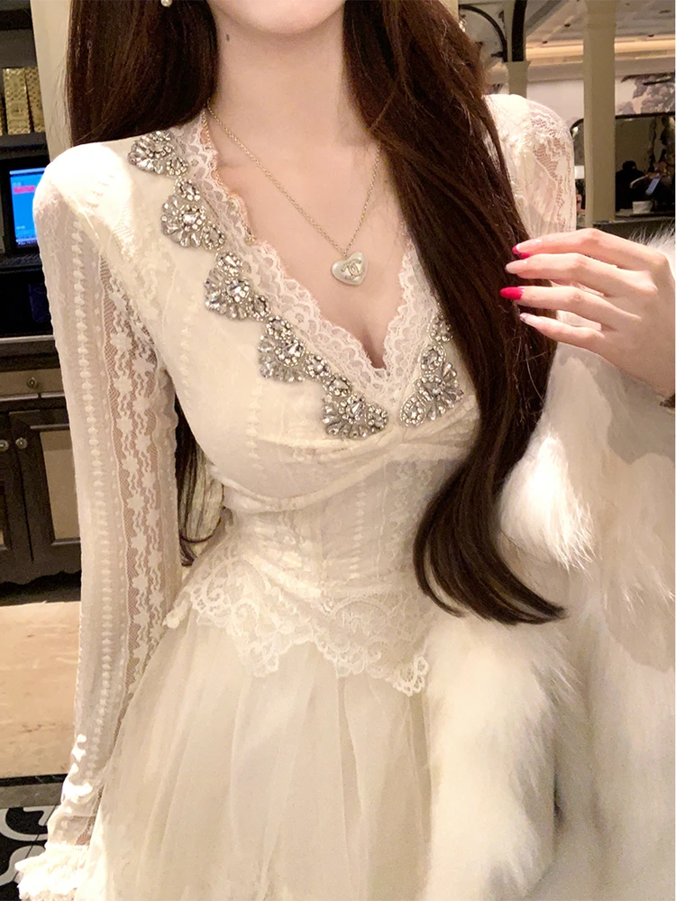 

Платье для выпускного вечера Ruijie Thousand Golden Girl Return Xu Yanluosi, длинное, с рукавами, для дня рождения, в стиле принцессы, нарядное