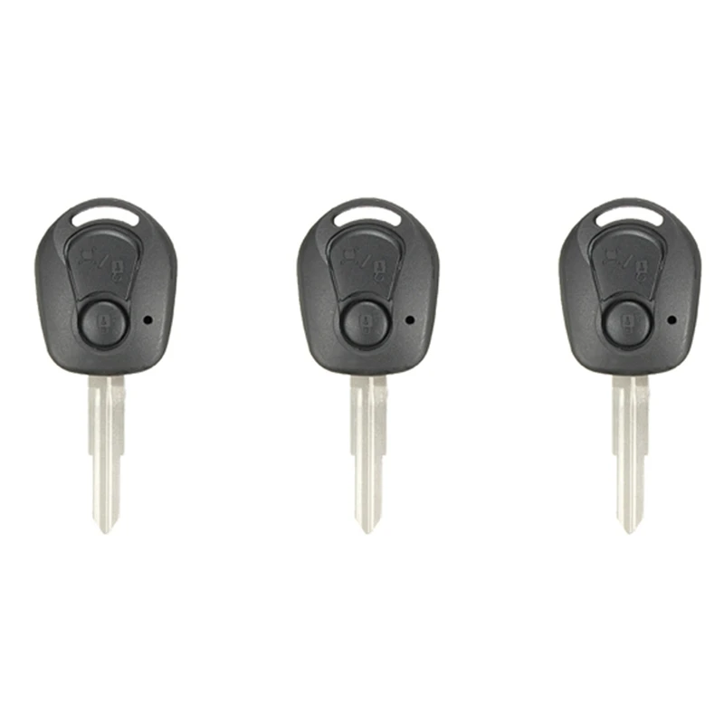 3X Remote 2 Button Remote Key Shell For Ssangyong Actyon Kyron Rexton