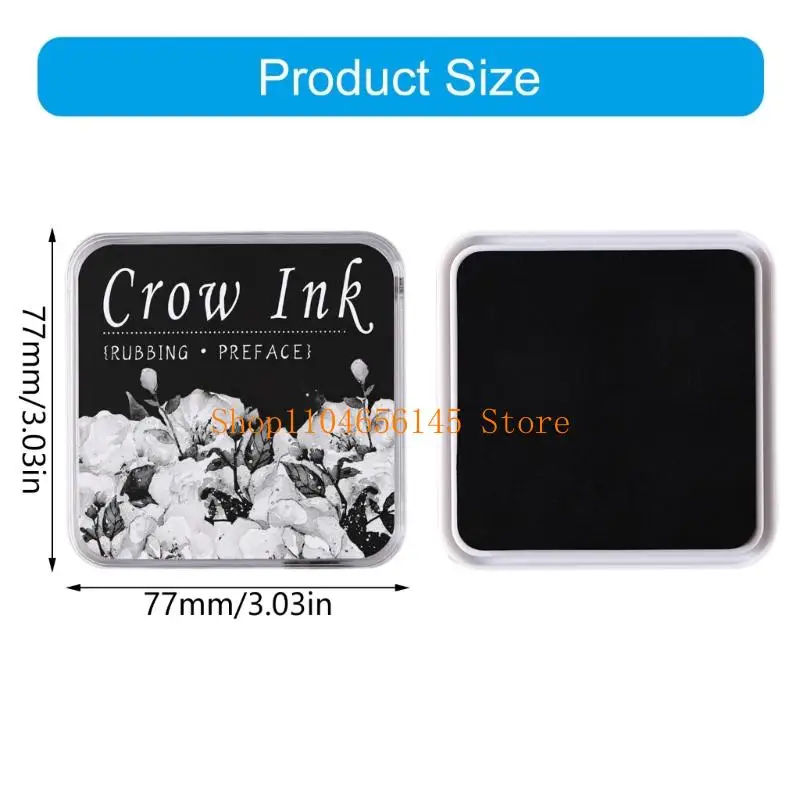 5asd Portable Stamp Pad for Crafting Accounting Pad with Sturdy ABS Construction