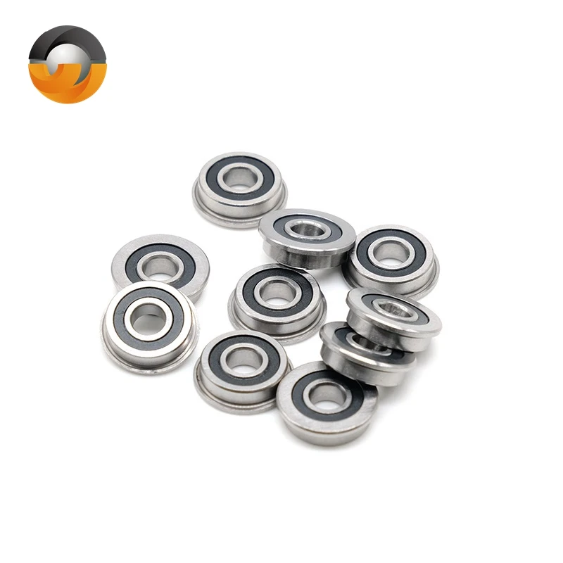

10PCS F625RS 5x16x5 mm Miniature Flange Bearing 625 RS F625RS 5*16*5 ABEC-7 3D Printer & Model Aircraft Bearings