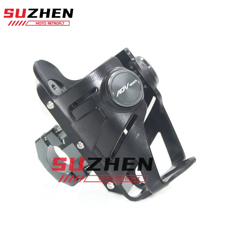 For ADV160 ADV 160 2022 2023 High Quality Motorcycle CNC Accessories Beverage Water Bottle Thermos Drink Cup Holder Stand