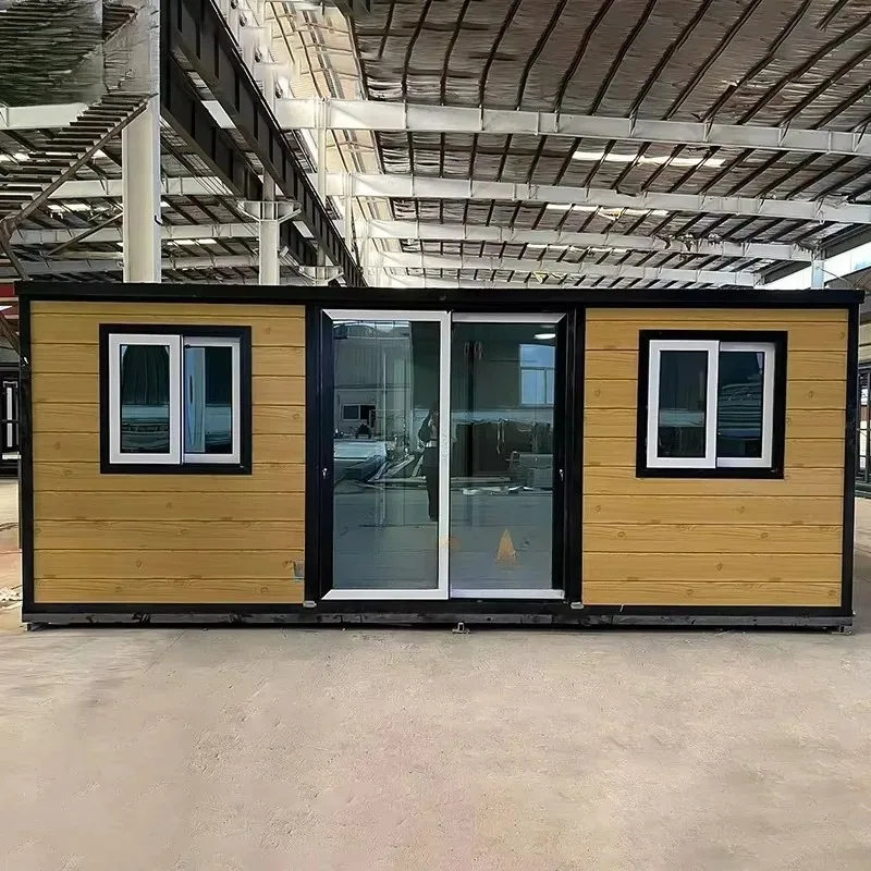 Breathable Steel Structure Foldable Prefabricated Modular Container House Exterior Farmhouse Villa Warehouse Outdoor Park