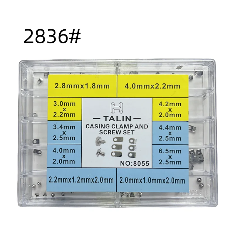 Аксессуары для часов подходят для механических механизмов 2836 2834 2846, крепежные винты, нажимные детали часов в упаковке