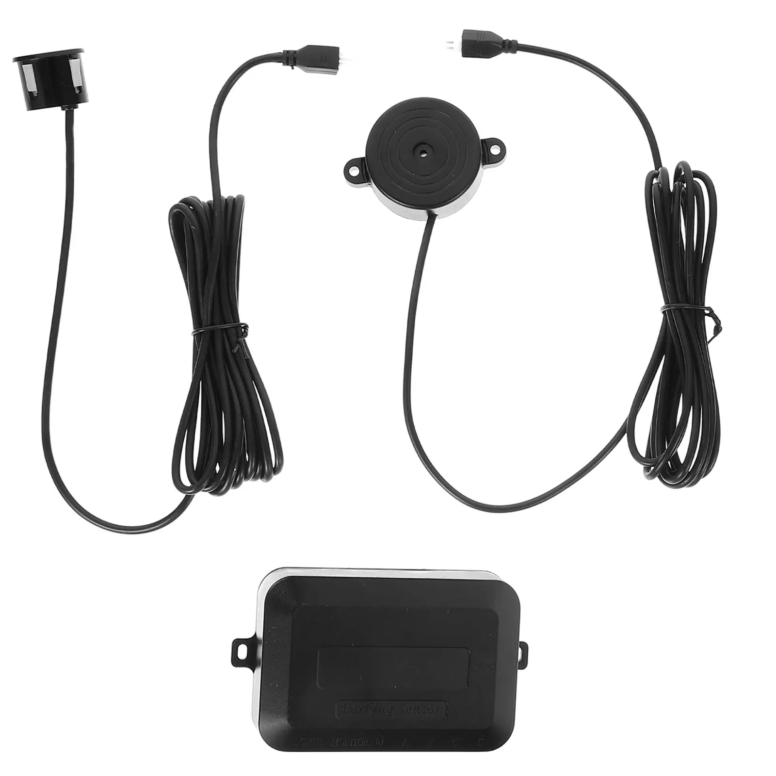 

1 Set Universal Reverse System Car Parking Assist System Rear Sensor Parking High Precision Durable Abs Rubber Copper