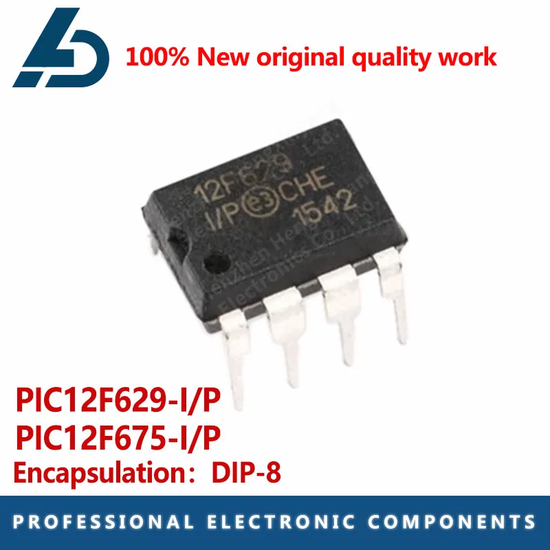 10PCS PIC12F629-I/P PIC12F675-I/P PIC12F629 PIC12F675 12F629 12F675 chipset DIP-8