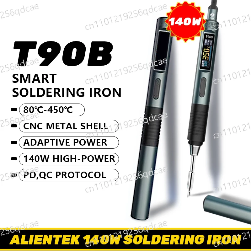 T90 Smart Soldering Iron PD 140W Adjustable Temperature Soldering Station Kit C245 C210 T65 Tool Soldering Iron