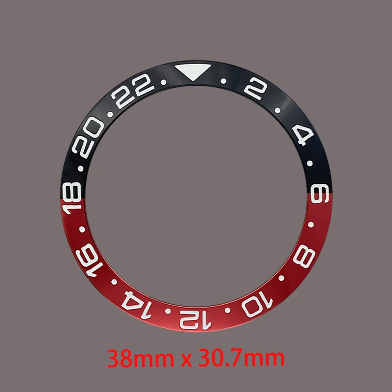 Mod 38mm カーブドアルミニウムウォッチベゼルインサートリング SUB SKX007 SKX009 SRPD GMT NH35 NH36ムーブメント対応 メンズ腕時計改造パーツ