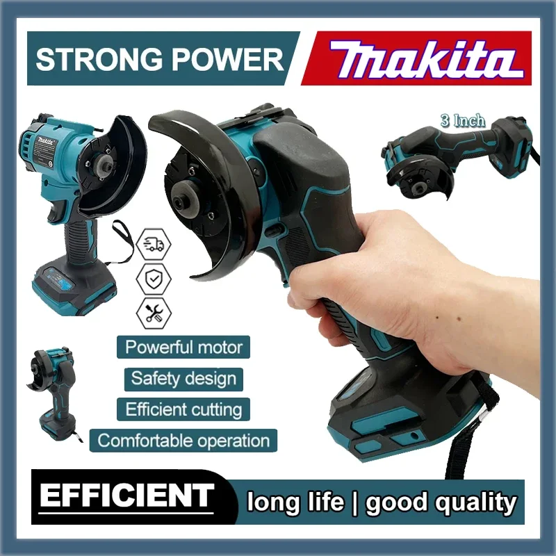 

Makita New 3 Inch Electirc CUT OFF Tool 3 Inch Mini Angle Grinder Cordless Cutting Circular Saw Power Tool 20V Battery