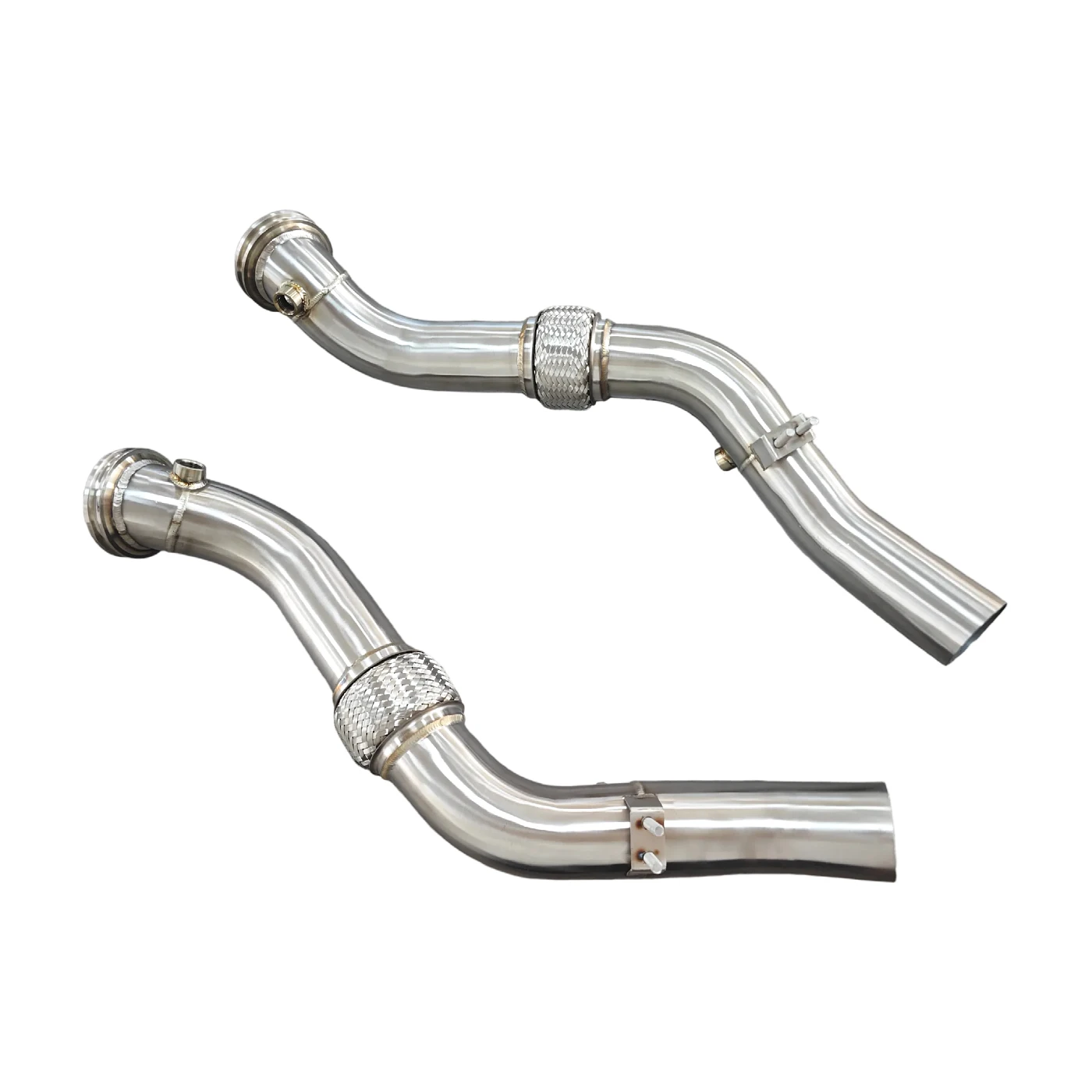 أنبوب سفلي من الفولاذ المقاوم للصدأ لأنبوب السباق Maserati Ghibli V6 3.0T