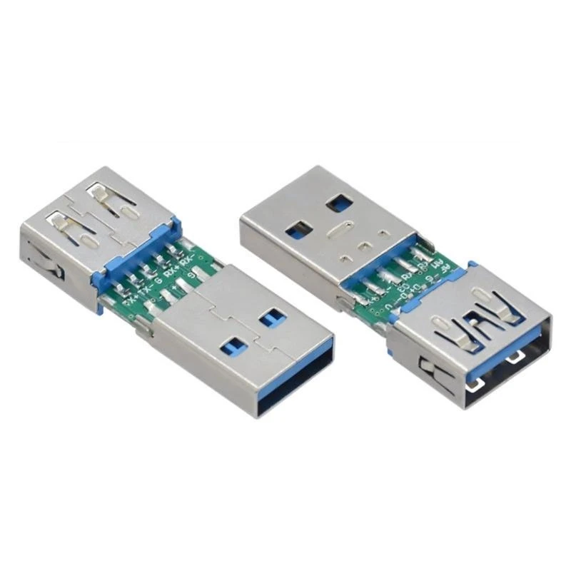 N3UC Portable USB Male to Female Adapter Head for Extending USB Port on Laptops Desktops and Other Electronics