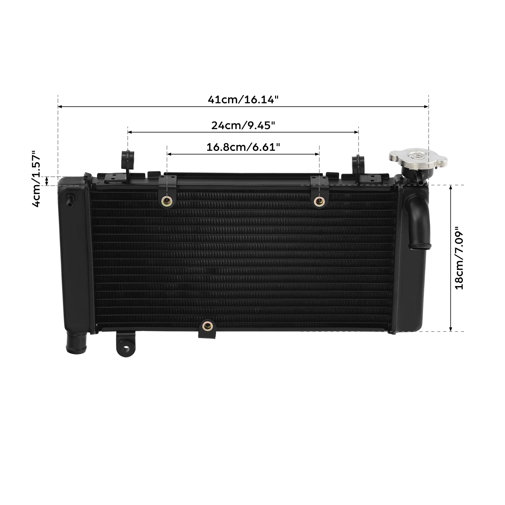Radiator For Honda CBR400 CBR400RR CBR 400 400RR NC29 1990-1994 1991 1992 1993 Motorcycle Accessories - view 5
