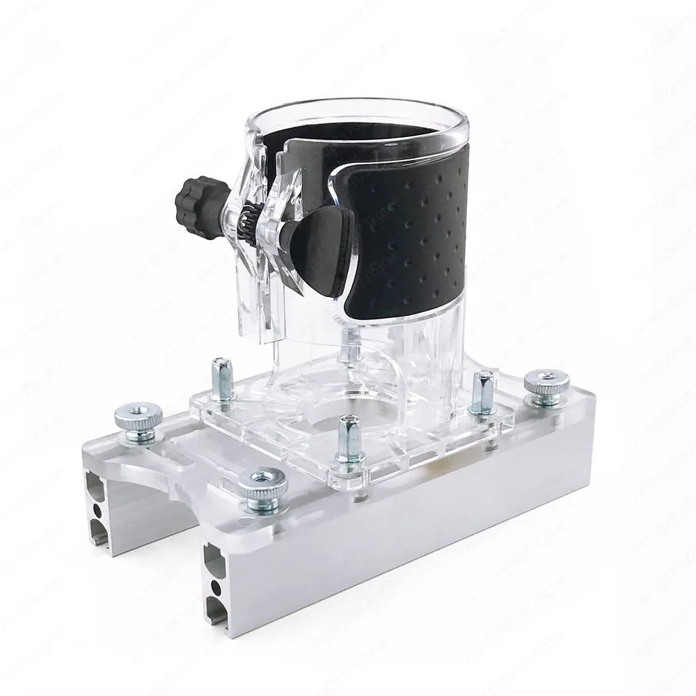 

Woodworking tool accessories, 2-in-1 connector fastener slotter transparent slotting plate