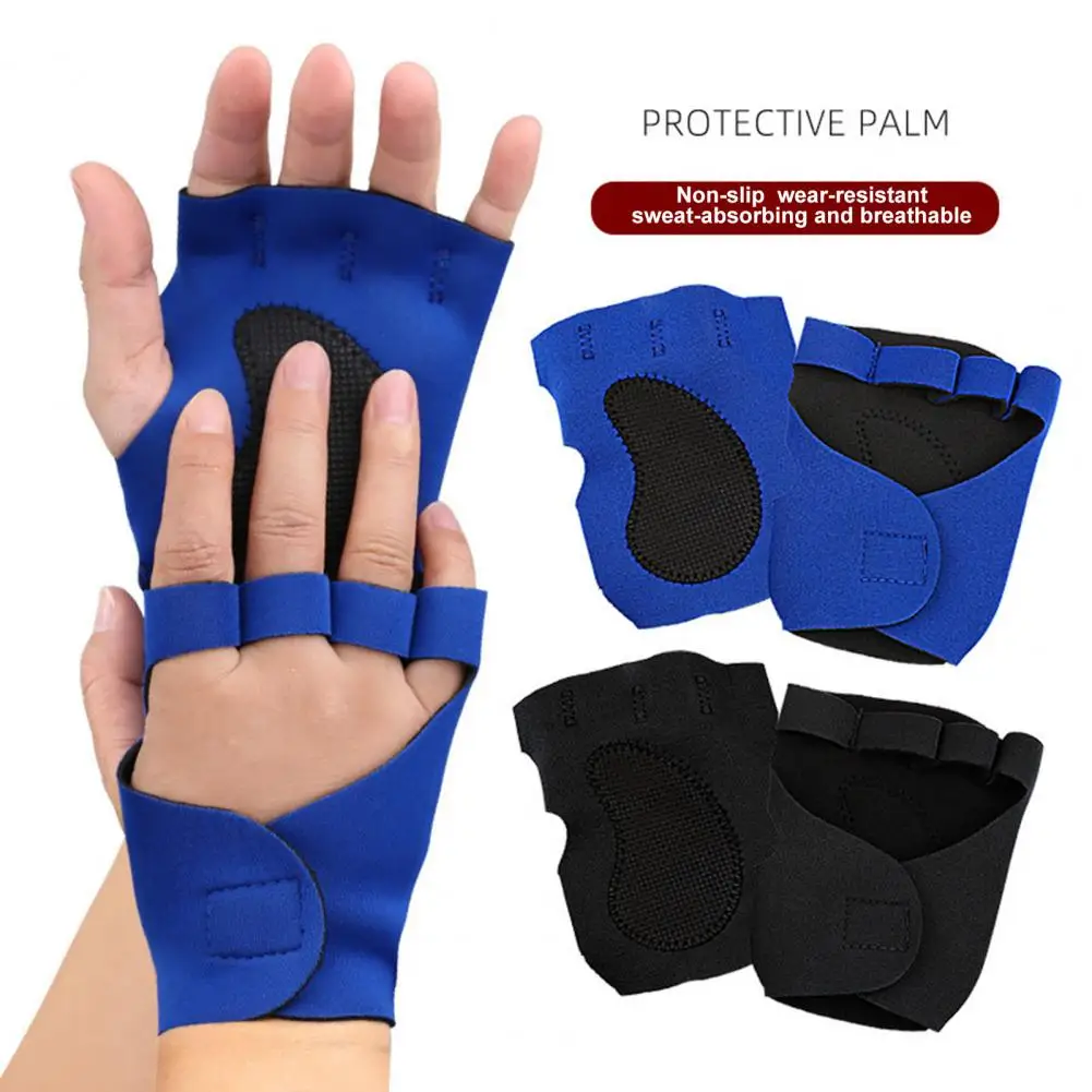 1 Pair Hand Wrist Palm Protector Gloves Gym Sports Fitness Basketball Cycling Gloves Anti-slip Weightlifting Training Gloves