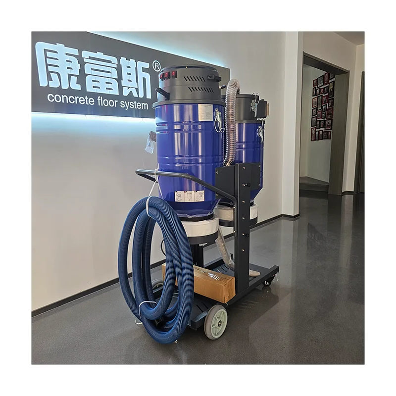 Best Selling    Multi Stage Filtration Industrial Double Bucket Vacuum Cleaner With Cyclone Separator For Heavy   Clea