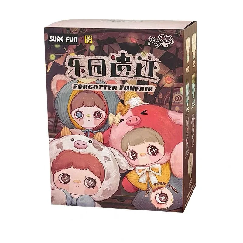 

Подлинная Maymei Forgotten Funfair 400% серия, плюшевая слепая коробка, фигурки героев, милые виниловые куклы, коллекция моделей, игрушки, подарок для девочки