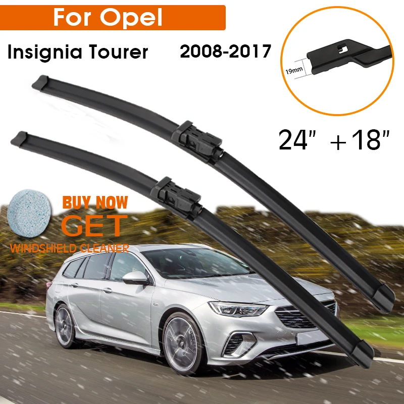 

Car Wiper Blade For Opel Insignia Tourer 2008-2017 Windshield Rubber Silicon Refill Front Window Wiper 24"+18" LHDRHD Accessorie