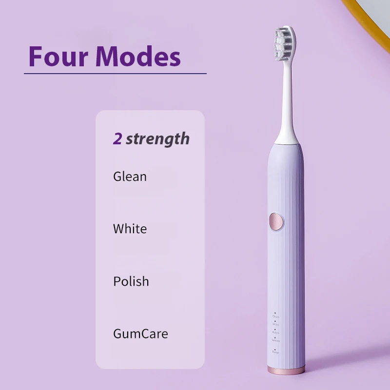 Sonic Electric Toothbrush Smart Tooth Brush Ultrasonic Automatic Toothbrush USB Fast Rechargeable Adult IPX7 Waterproof