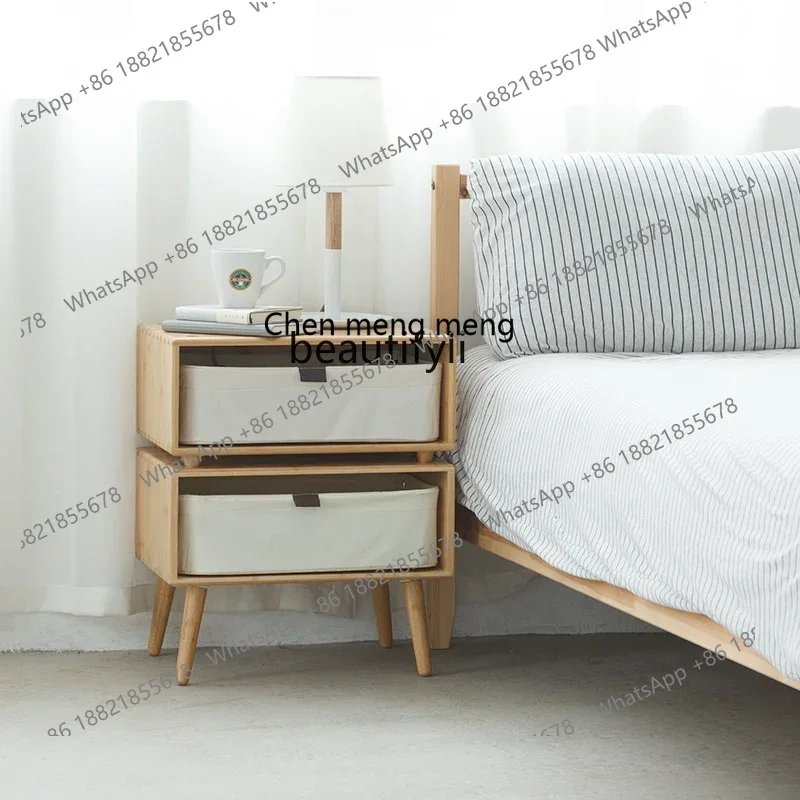 cn8350 LHY zq Bedroom Storage Side Cabinet Bamboo Solid Wood Chest of Drawers Living Room Storage Chest of Drawer Five-Bucket Ca