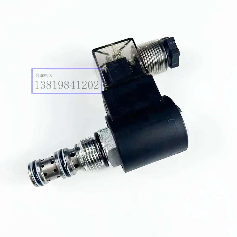 Hydraulic Thread Insertion Two Position Three-way Electromagnetic Directional Valve DHF08-232