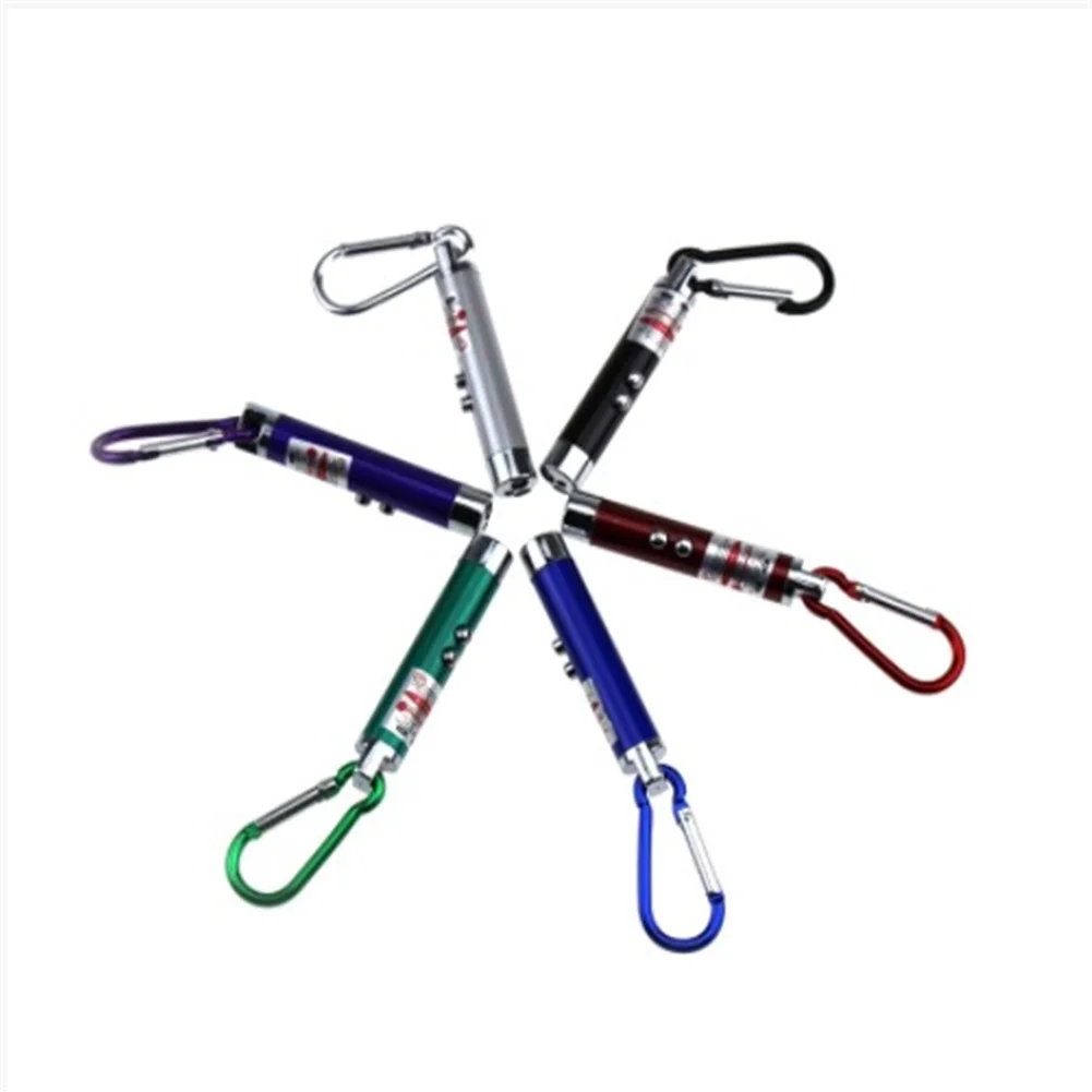 1Pcs Multi-functional 3-in-1 LED Mini Flashlight Lightweight Ultraviolet Money Detector Lamp Keychain Outdoor Emergency Tools