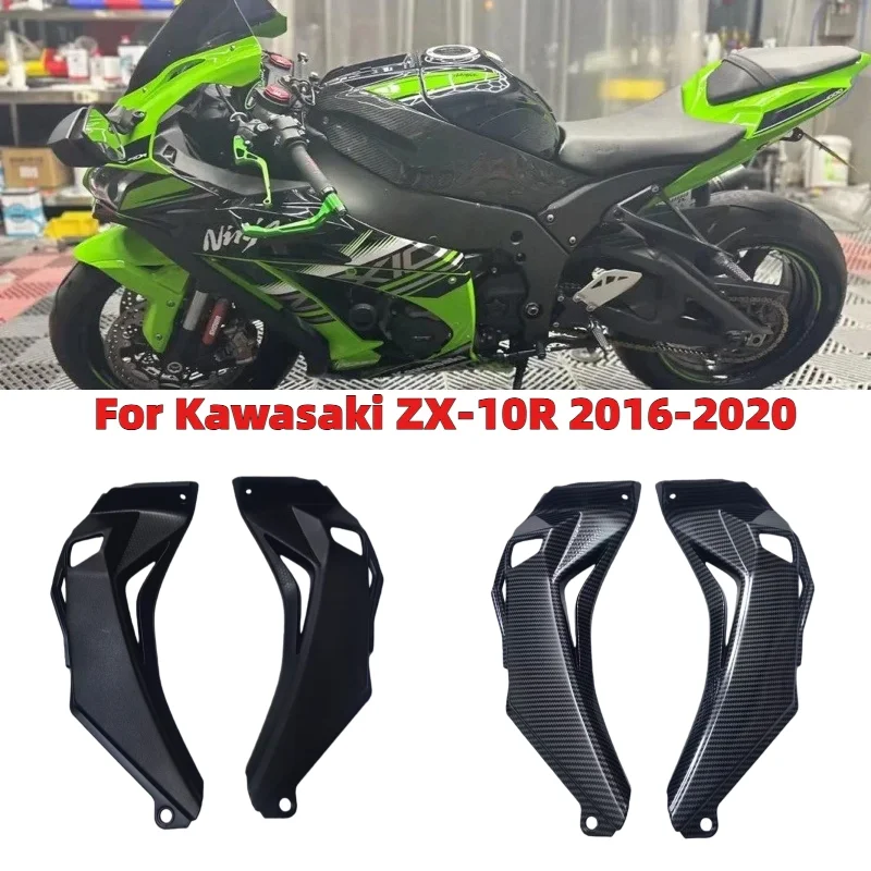 

Fit For Kawasaki ZX-10R 2016 2017 2018 2019 2020Motorcycle Front Dash Handle Bar Air Cover Fairing Carbon Fiber Look Color