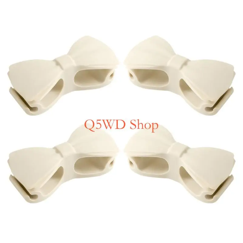 Q5WD 4Pcs Silicone Cord Winder Cable Organizers Cable Management And Fixing Device