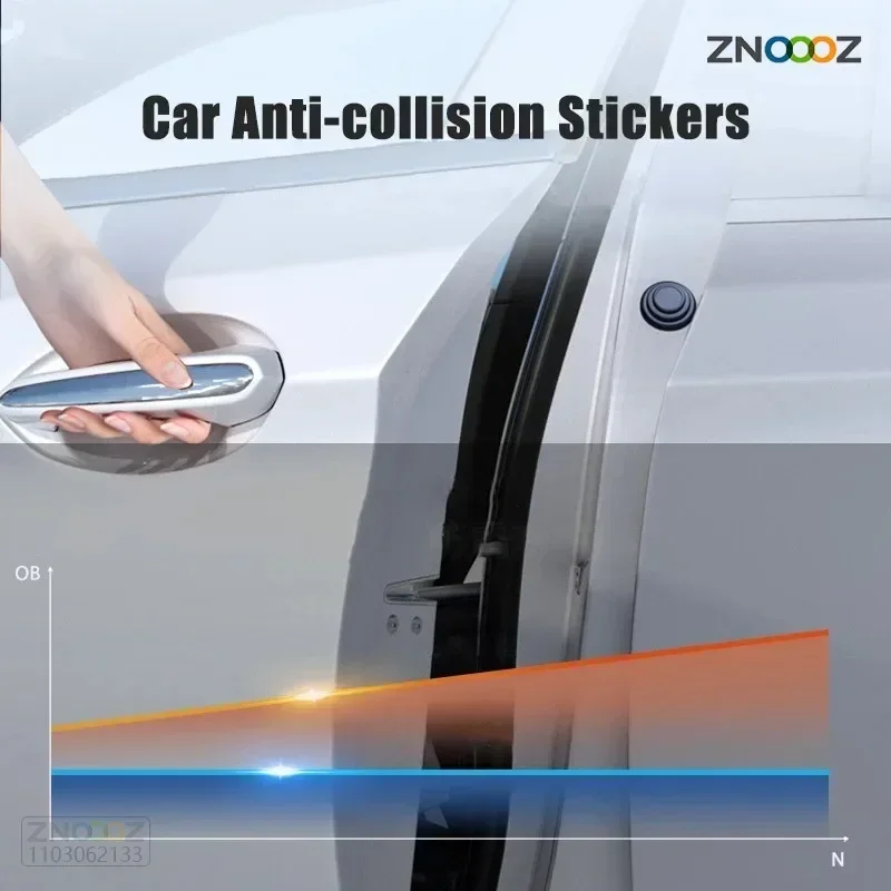 Anti-static Auto Door Anti-collision Sticker Shock Pad Switch Buffer Closing Doors Silent Mat Absorber Car Accessories Universal