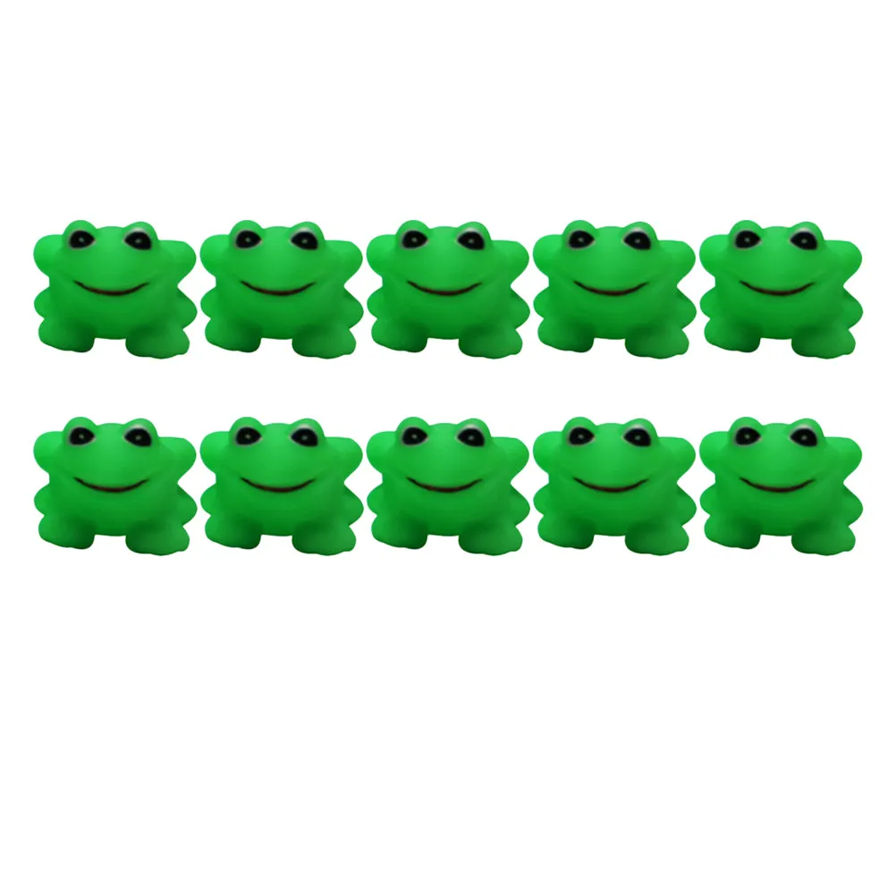 10Pcs Frog Water Play Safe Bath Time Creative for Newborn Toddlers Shower Fun Gift Baby Bathing Toys Taking Shower Playthings