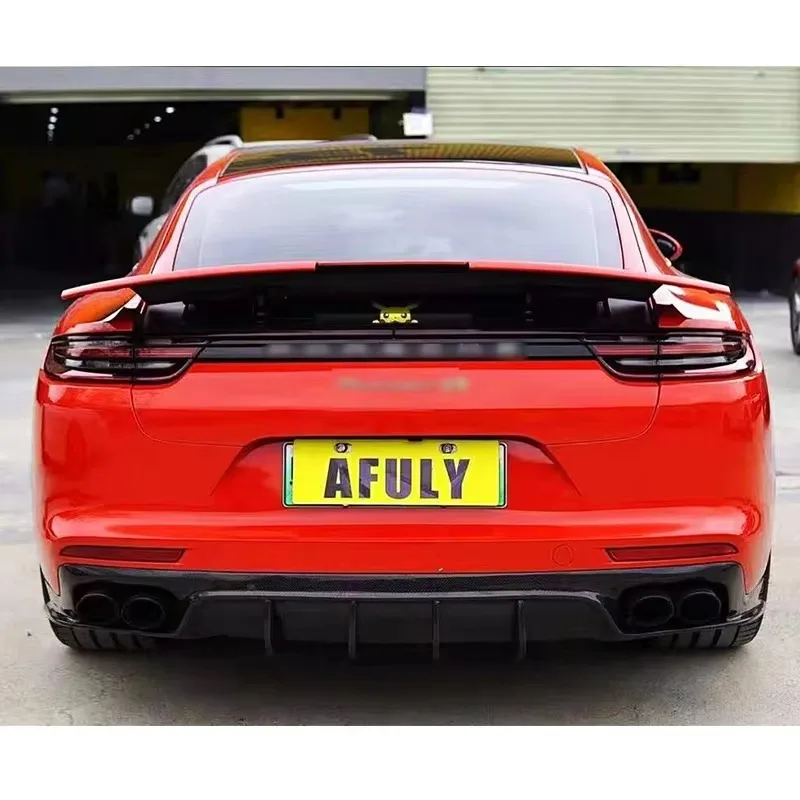 

2017-2021 Rear Lip Bumper Carbon Fiber Upgrade with New Condition and Fog Light Cut-Outs Model 971