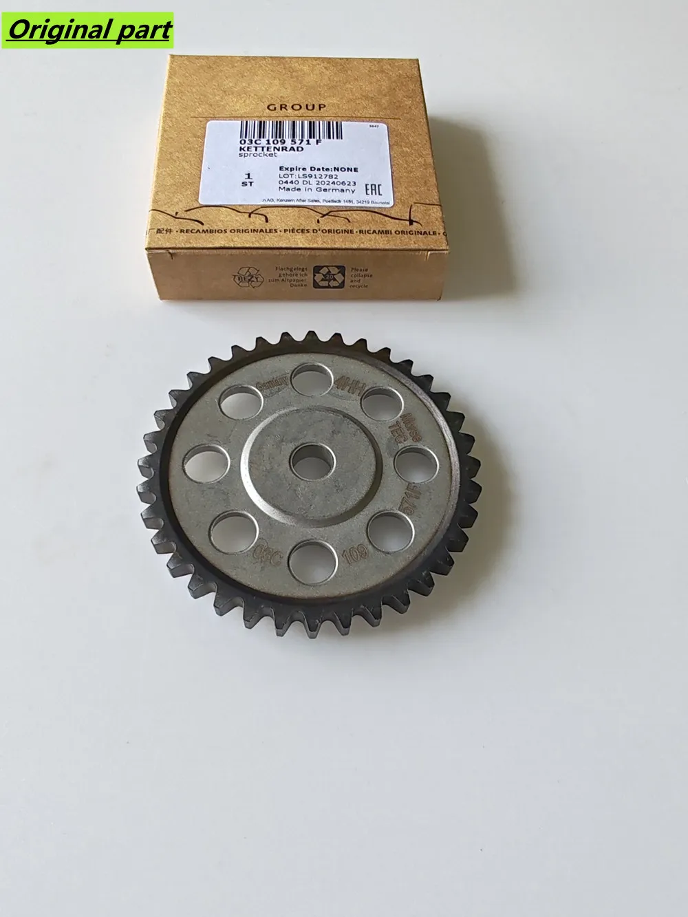 

Genuine NEW OEM 03C109571B 03C109571F 1.4T Camshaft Timing Chain Gear Sprocket Fit For Audi VW Golf Jetta Tiguan SEAT Skoda