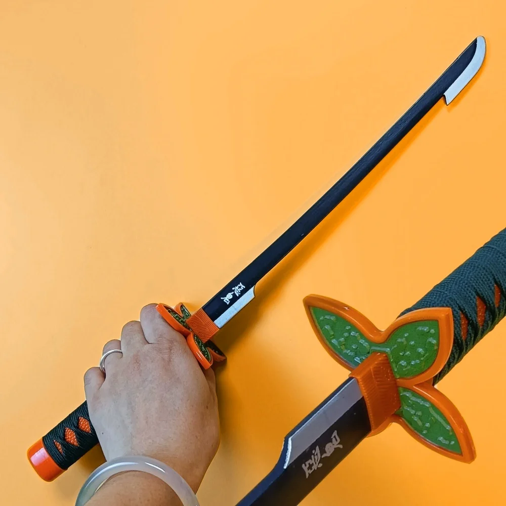 16 cali (42 cm) Katana Anime Cosplay Replika Nóż Ninja Miecz Plastikowy Nóż Ninja Prawdziwa Japońska Katana Szabla Samurajska Niedziurawa Zabawka Prezent