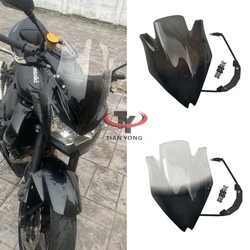 Windscreens Wind Deflectors Smoke Black Motorbike Windshield Fit For Kawasaki Z750 Z750R Z750 2007 2008 2009 2010 2011 2012
