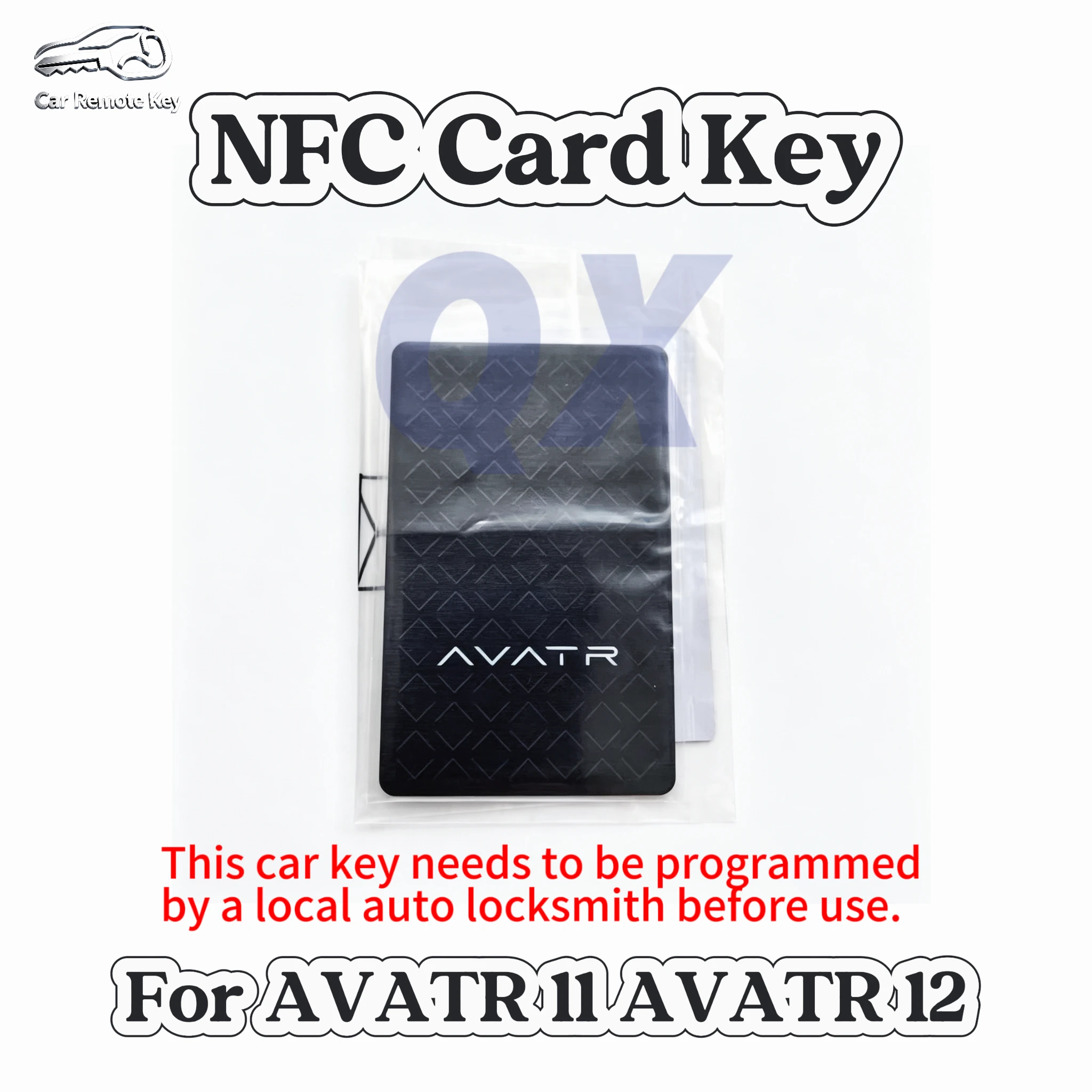 Car NFC Key Card for AVATR 12 AVATR 11 Smart EV, Keyless Entry Card Replacement