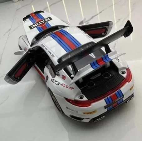 1:32 ポルシェ 911 GT3 RSR 合金モデルカーミニチュア金属スーパーカープルバック車両子供のギフト男の子子供ホットトイ