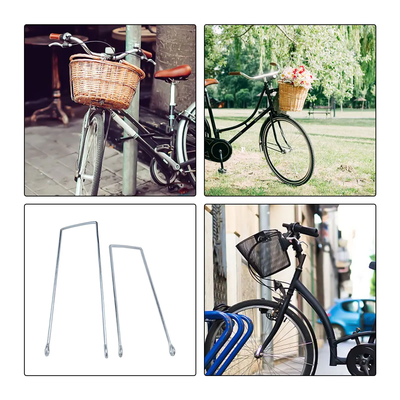 Bold Extra Large Accessories Princess Bike Basket Bicycle Feature PCS Bicycle Install Package Content Steel Approx