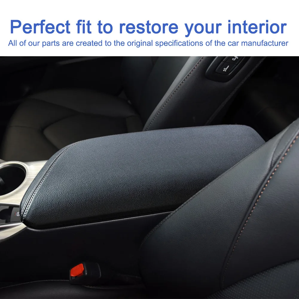 Suitable for Toyota Camry 18-21 Armrest Box Modified Protective Cover Special Leather Case Central Control Accessories 5