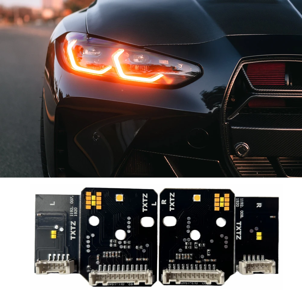 

CSL Amber Angel Eyes DRL For BMW G22 G23 G26 420d 420dx 420i 430ix M440DX M440i G82 G83 M4 Competition Laser Headlight 2021+