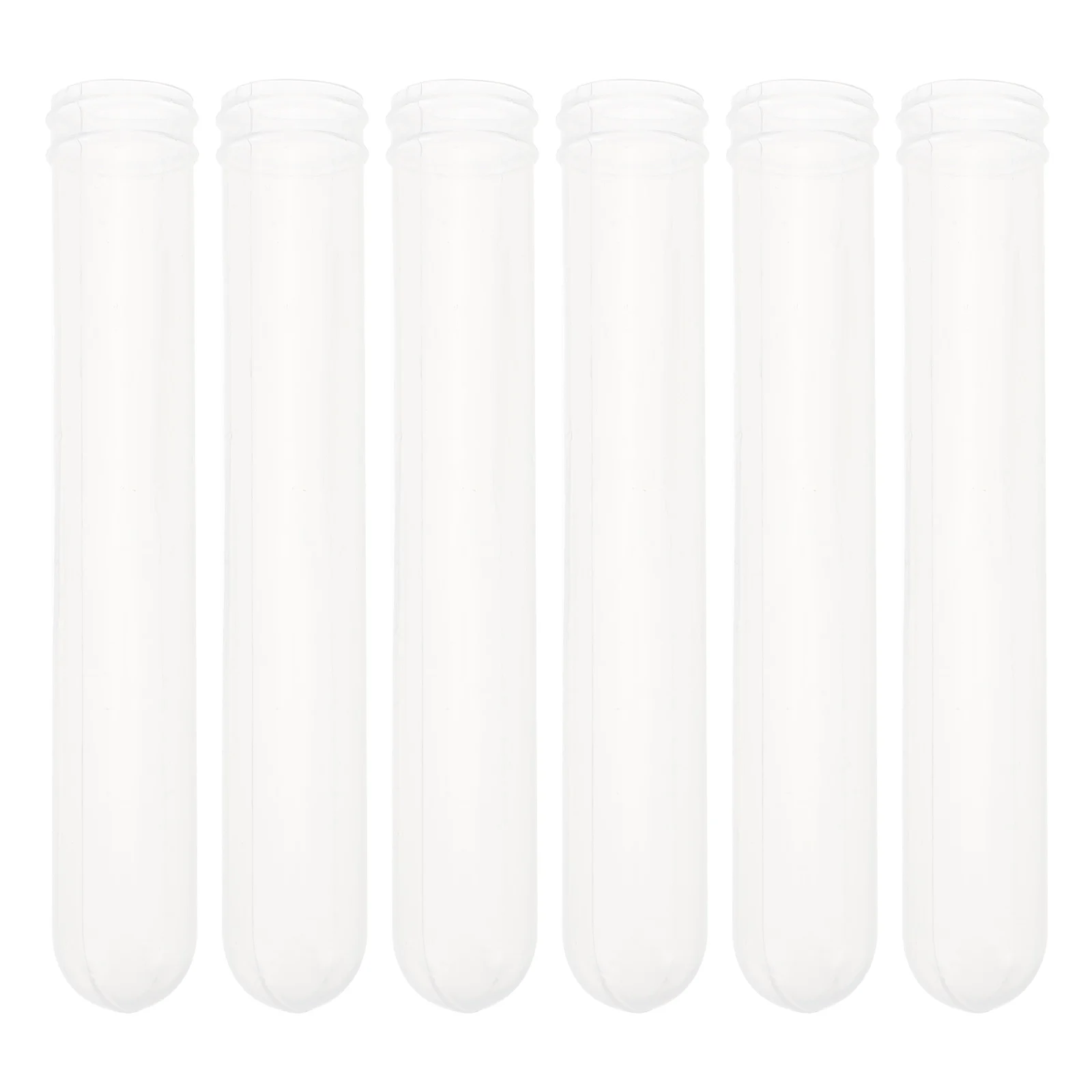 

500 Pcs Plastic Test Tube Tubes Teaching Tool or Liquid Storage Containers Chemistry Clear Laboratory Science