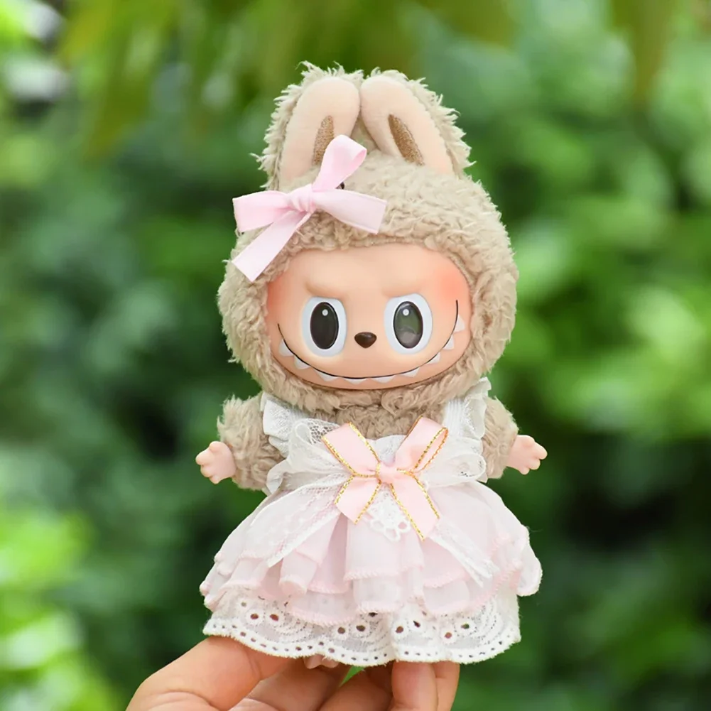 For Labubu Doll Clothes Fashion Clothes Hoodies Doll Clothes Color Match Hoodies Doll Accessories Cute Decoration Little Cloths