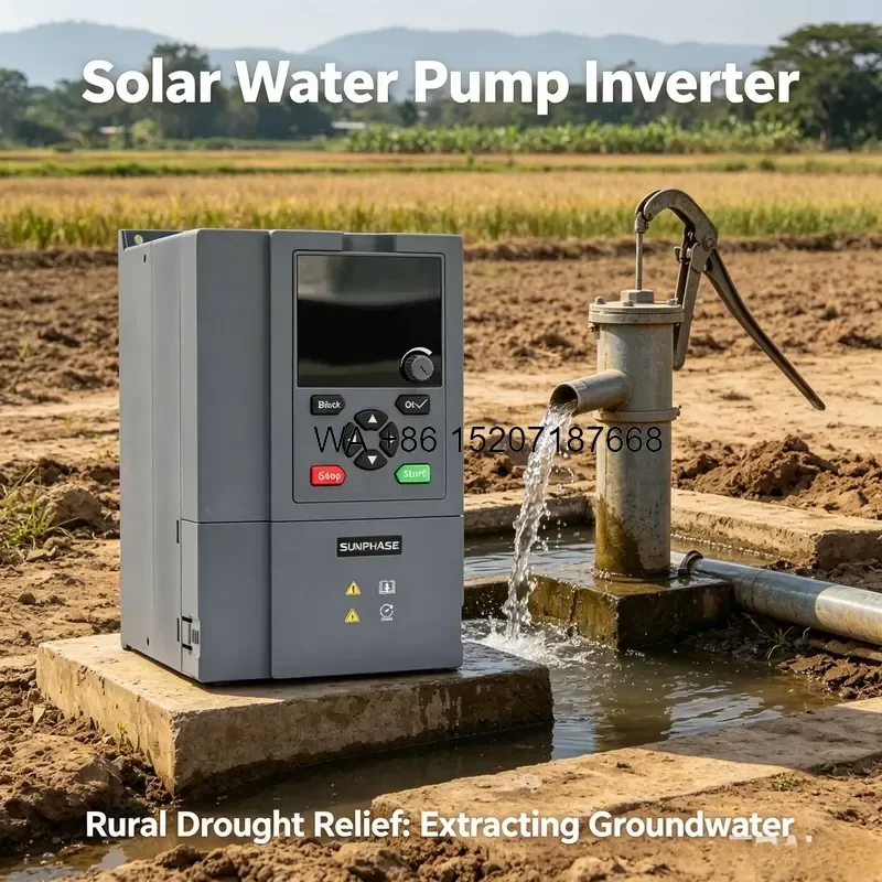 Wmwmnu for Good Quality 4kW 5.5HP Variable Frequency Solar Water Pump Controller with 99% Mppt DC to AC Control for Farm