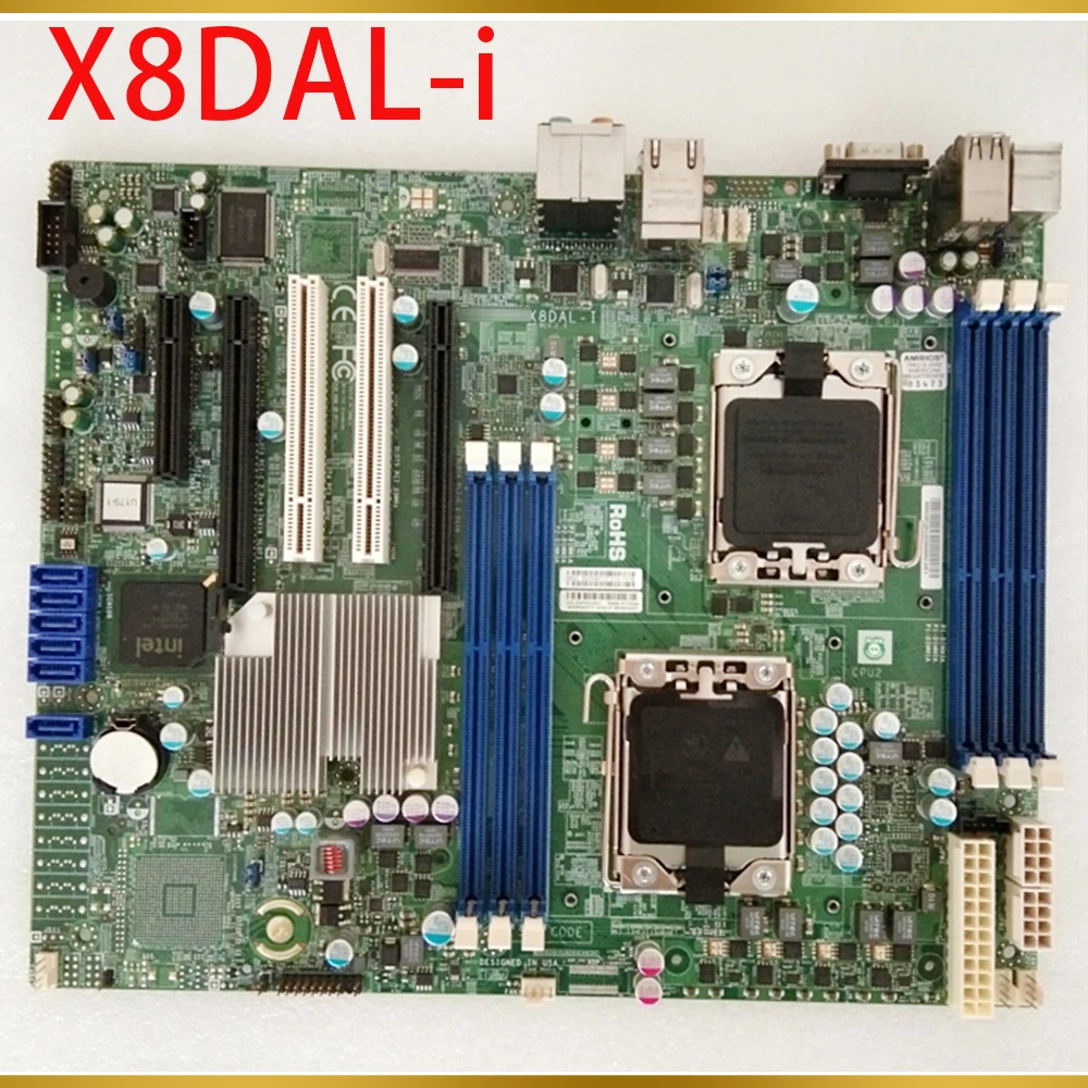 For Supermicro Server Motherboard Support For Xeon Processor 5600/5500 Series DDR3 SATA2 PCI-E 2.0 X8DAL-i