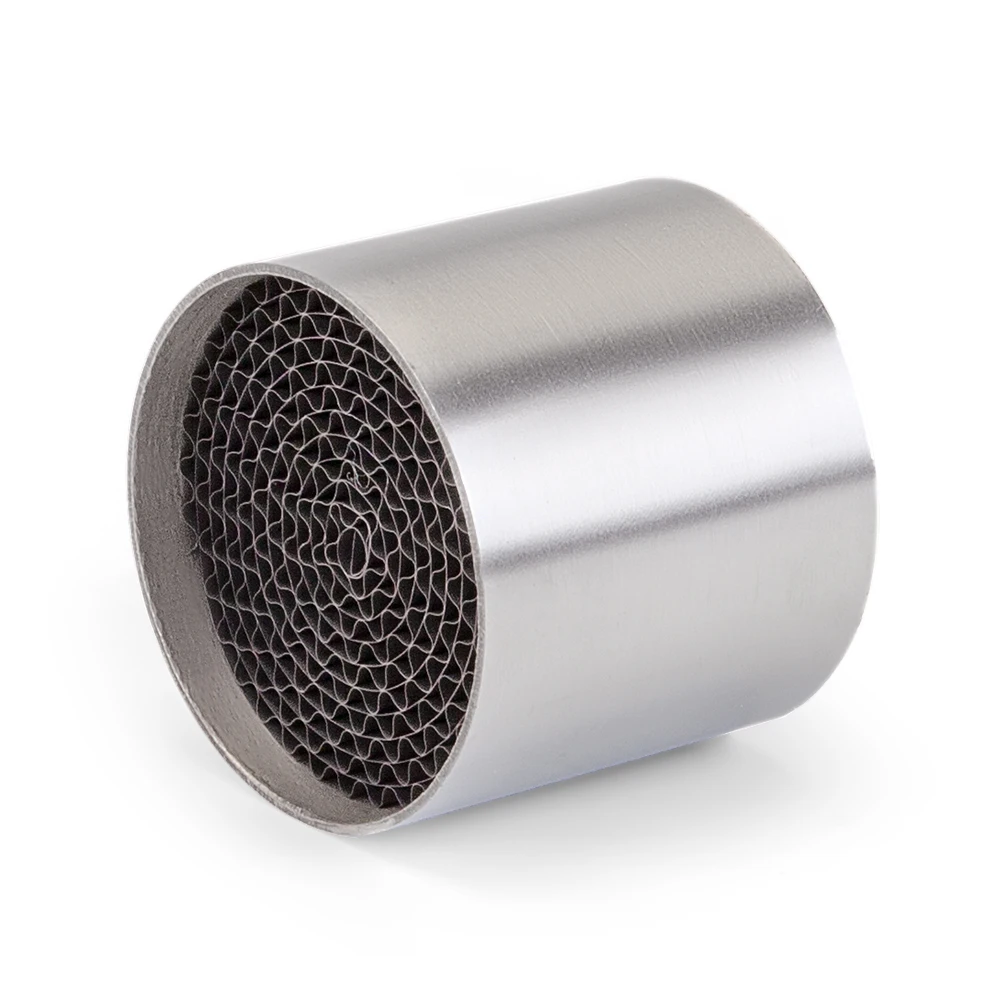 Motorcycle modified exhaust pipe, three-way catalytic catalyst honeycomb, honeycomb liner, silencer plug, back pressure core 45m