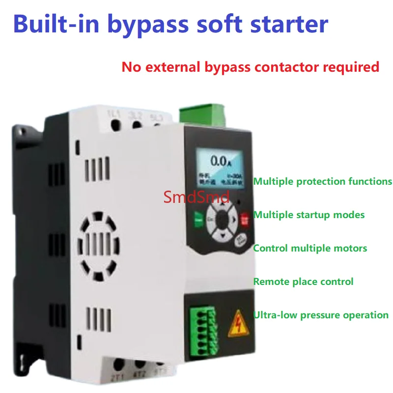 380V Three phases motor soft starter built-in soft starter 11KW 15KW motor soft starting fan pump pressure reducer conveyor 50Hz