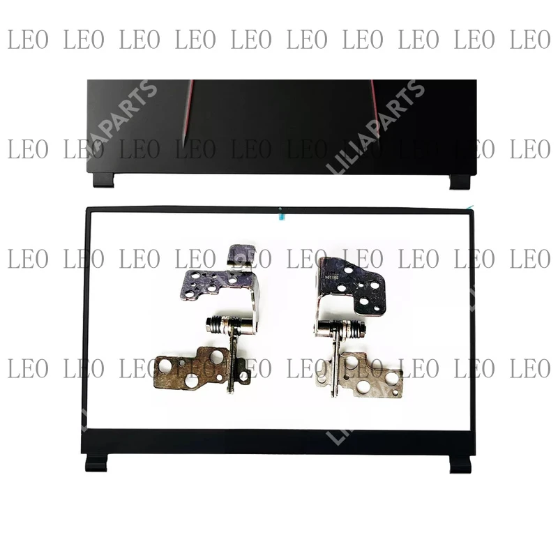 HH  New LCD Back Cover + Bezel+Hinge For MSI GE75 GP75 GR75 Raider MS-17E1 MS-17E2