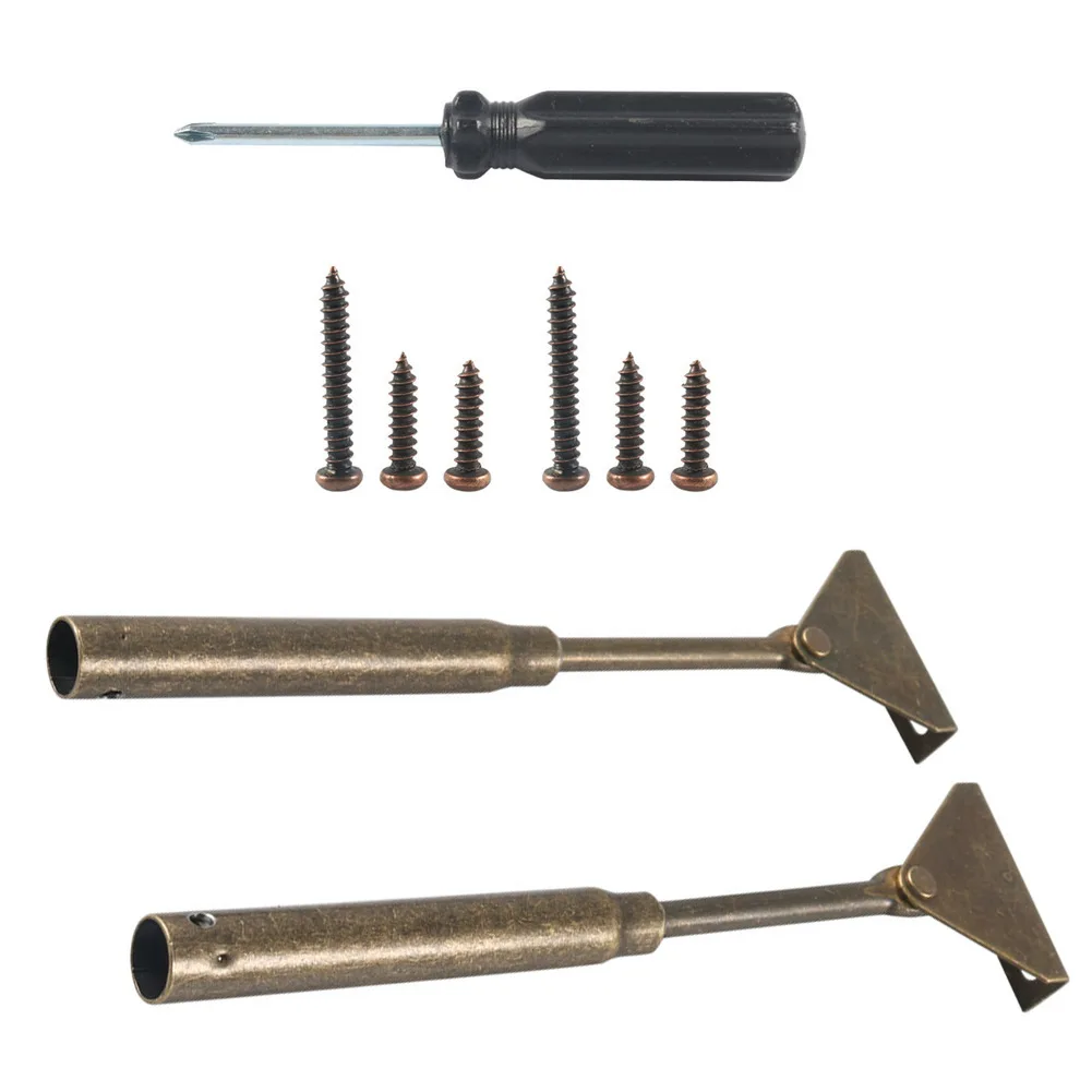 

2PCS RV Cabinet Door Support Strut Spring Set Metal Made for Camping Vehicle Cabinets to Stable Door Operation