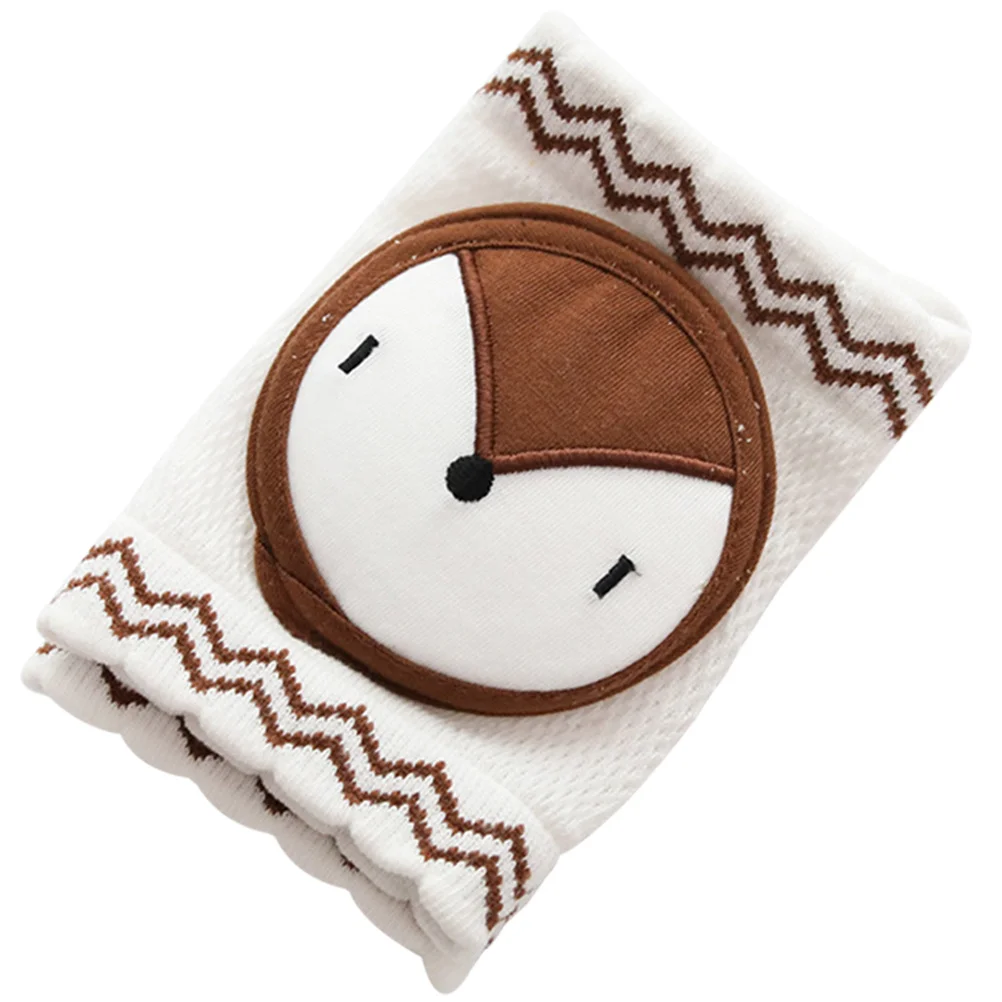 

1Pair Baby Kneepads Breathable Sweat Absorbing Elastic Crawling Knee Protector Soft Cotton Infant Toddler Knee Pads Fox Pattern