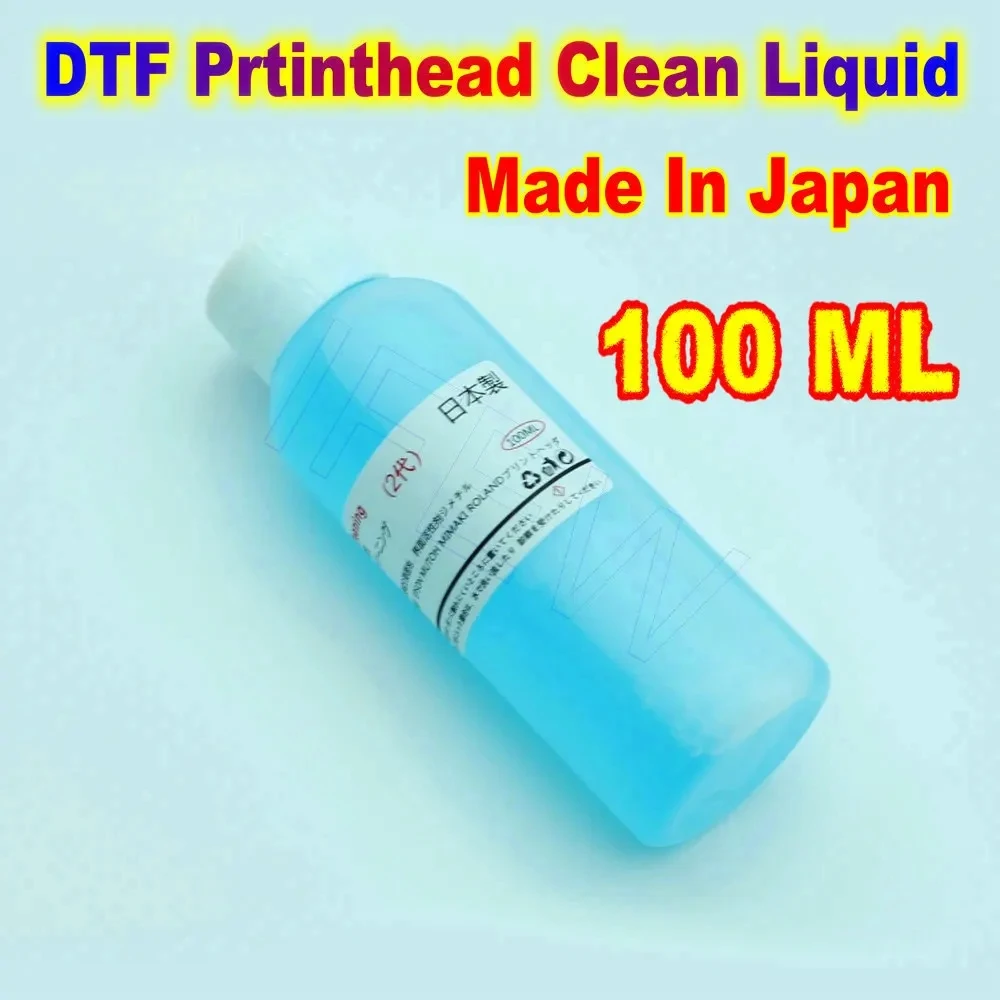 

100ML DTF Cleaning Liquid Printhead Cleaner Unblock Washer L1800 1390 L805 DX5 DX6 DX7 i3200 XP600 Print Head Clean Water Unclog