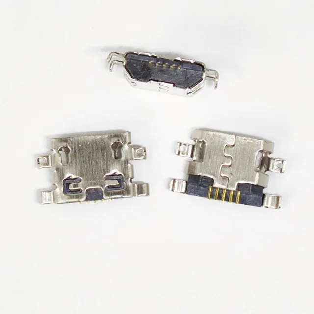 100 sztuk Micro USB stacja dokująca do ładowania Port ładowarka złącze wtykowe wtyczka dla Infinix S5 uwaga 7 X690B X690 części zamienne