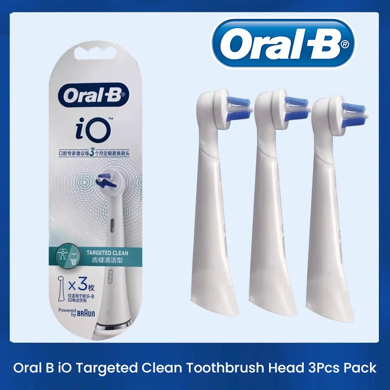 

Насадка для зубной щетки Oral B, 3 шт., совместимая с электрической зубной щеткой серии Io, щетина для зубной щетки высокой плотности